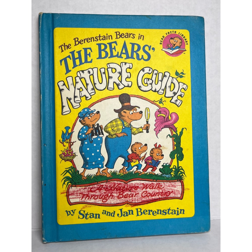 Berenstain Bears The Bears Nature Guide Hardcover Vintage 1975 Berenstain